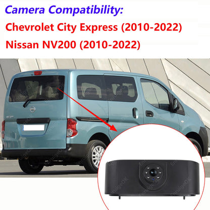 Brake Light Reverse Camera For Chevrolet City Express Nissan NV200&6.86" Monitor2