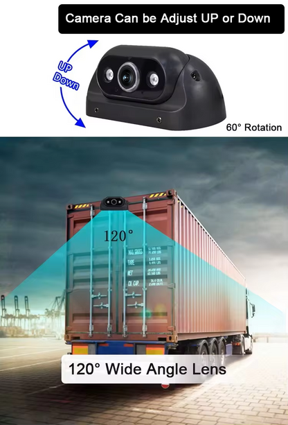 4Pin Rear View Backup Camera For Bus Truck Van RV IR Night Vision Waterproof4