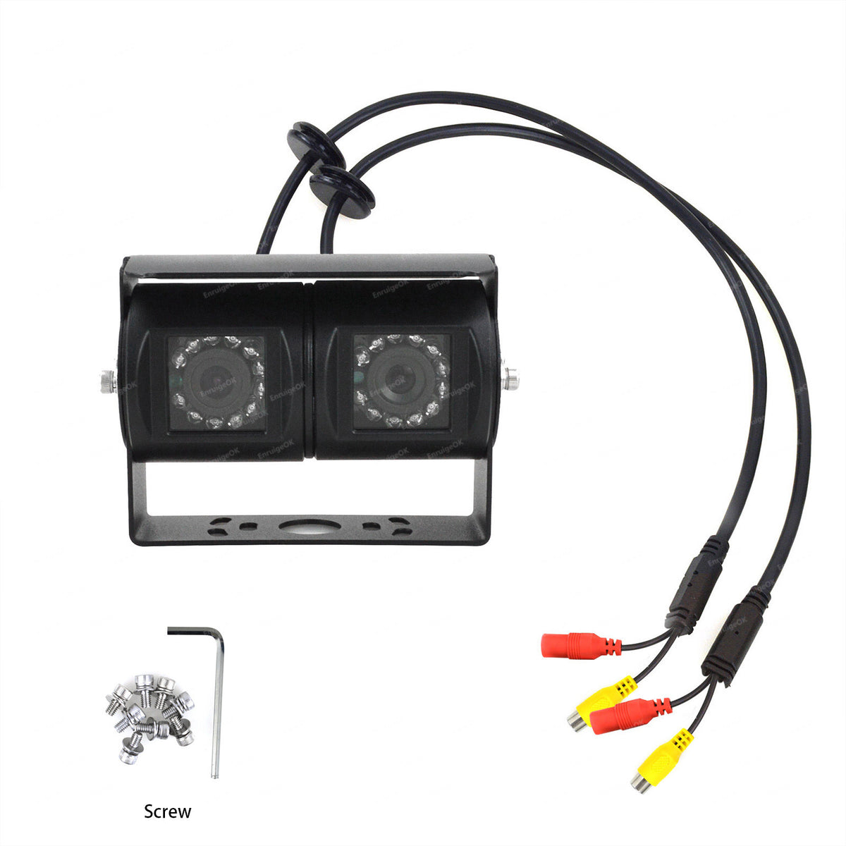 Dual Twin Reversing Camera with Rear View & Night Vision for Motorhome Van7