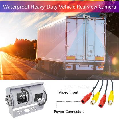 Motorhome Van Dual Twin Commercial Reversing Reverse Rear View Parking Camera6