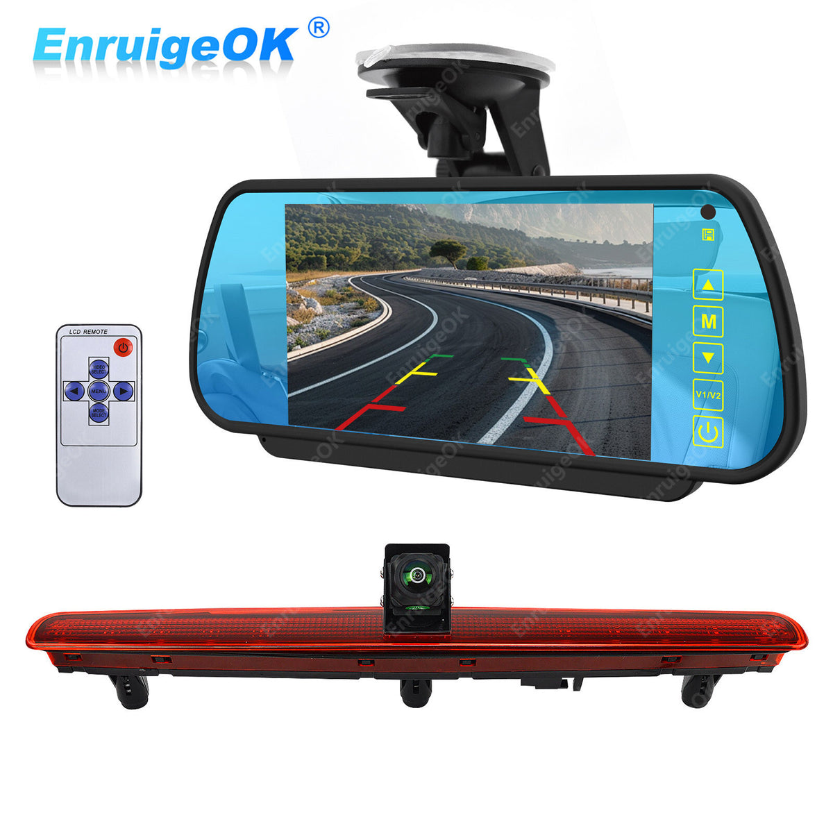 Rear Brake Light Reversing Camera Kit For VW Transporter T5 T5. Tailgate Version0
