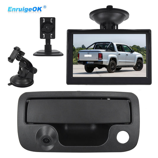 For 2010-2020 VW Amarok Tailgate Handle with Rear View Backup Camera Kit0