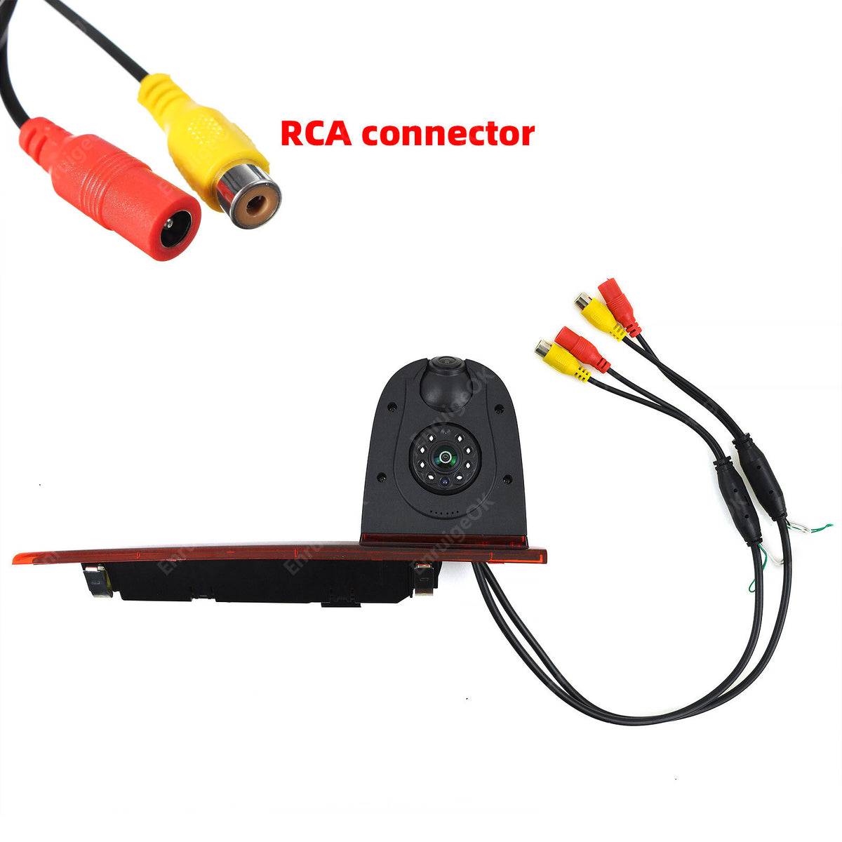 Brake Light Reverse Camera Kit for Ford Transit Custom 2016-Present Barn Doors9