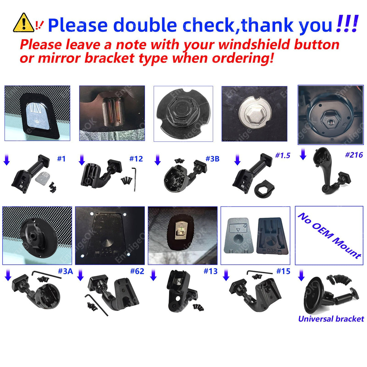 Mercedes Benz Sprinter Dual Lens Roof Mount Rear View Reversing Camera Kit