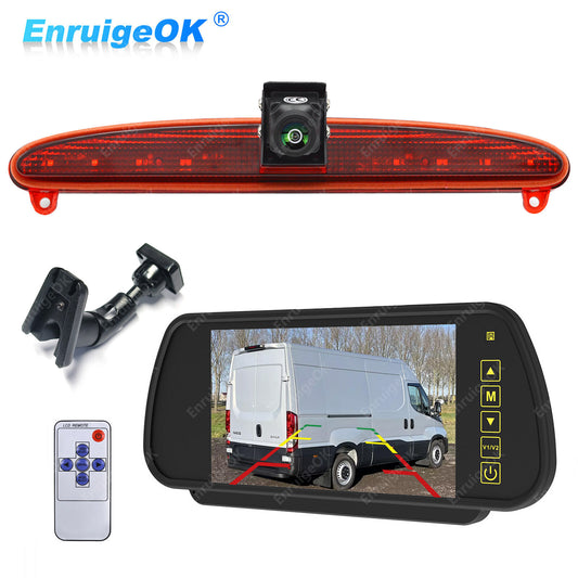 7" Monitor & Rear Brake Light Reversing Camera For IVECO DAILY 2015-20200