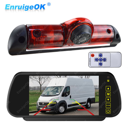 7" Monitor & Rear Brake Light Reversing Camera Kit For Citroen Relay Fiat Ducato0