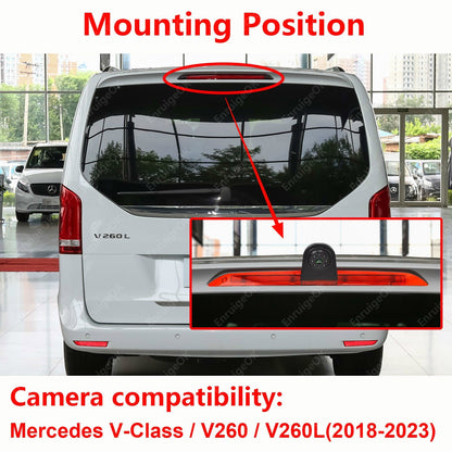 Brake Light Rear View Camera for Mercedes-Benz V-Class V260 V260L & 5" Monitor2