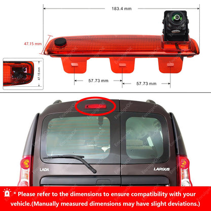 Brake Light Rear View Reverse Backup Camera for Lada Largus / Dacia Logan MCV4