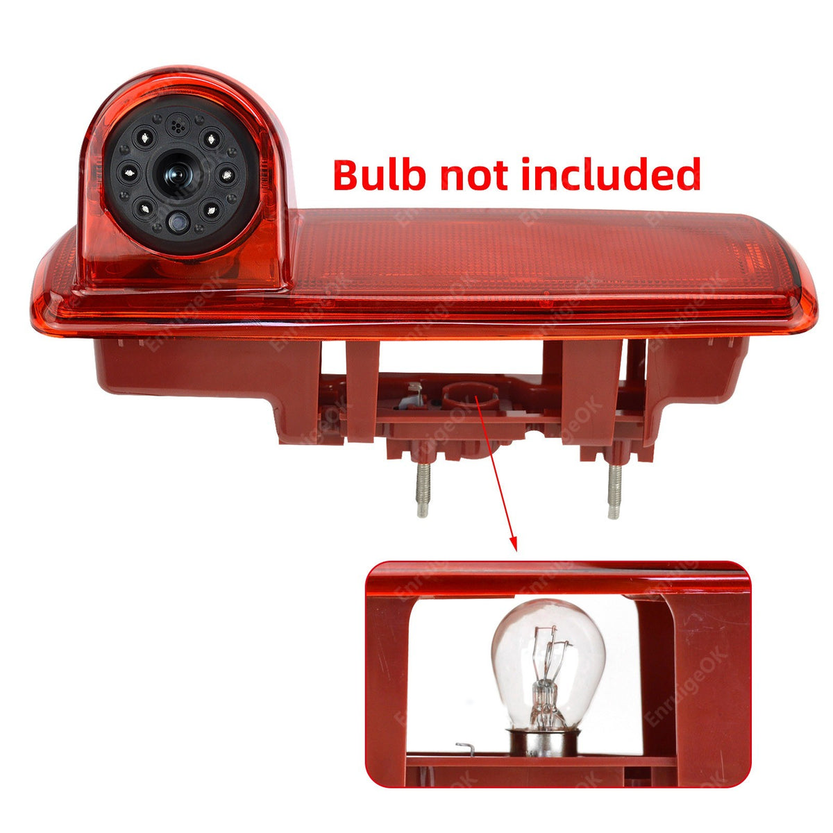 Rear View Reversing Camera Brake Light For Vauxhall/Opel Vivaro Renault Traffic9