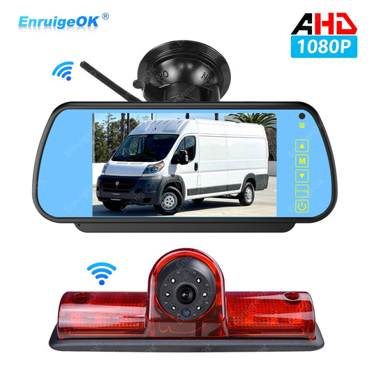 Wireless Brake Light Rear View Backup Camera Kit For Nissan NV 1500 2500 35000