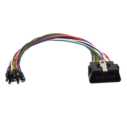 16Pin Car Stereo Radio ISO Wire Harness Extension Cable for Android Player 33cm5
