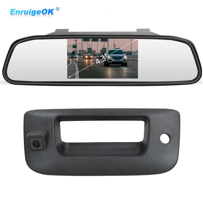 Tailgate Handle Backup Camera Kit For Chevy Silverado GMC Sierra 1500 2500 35000