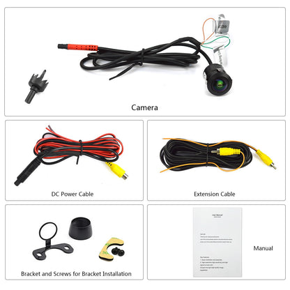 Universal Rear View Backup Camera Reverse Parking Cam HD Night Vision Waterproof1