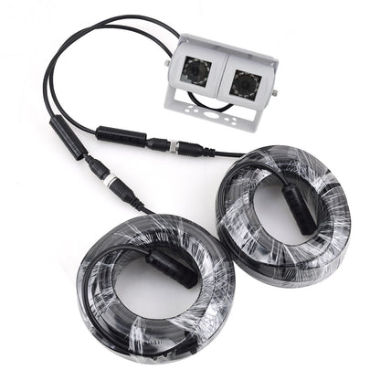 9" Split Screen DVR Monitor & AHD Dual Commercial Rear View Reversing Camera Kit18