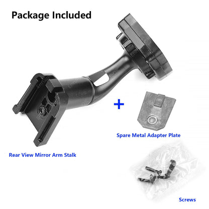 Windscreen Mounting Stem Stalk For Rear-view Mirror Monitor GM Bracket and Plate