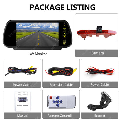 Reverse Camera For Citroen Berlingo Peugeot Partner Mk2 Mk3 Rear Fit+ 7" Monitor20