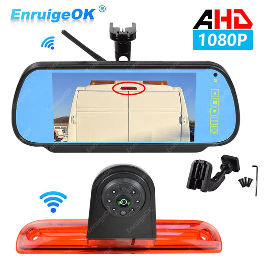 Peugeot Boxer Fiat Ducato Wireless Rear Brake Light Reversing Camera &7" Monitor0
