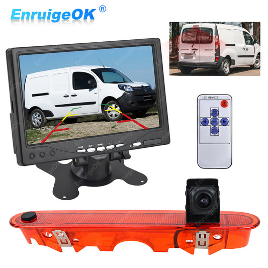 Rear Brake Light Reversing Camera For Mercedes Citan Renault Kangoo & 7" Monitor0