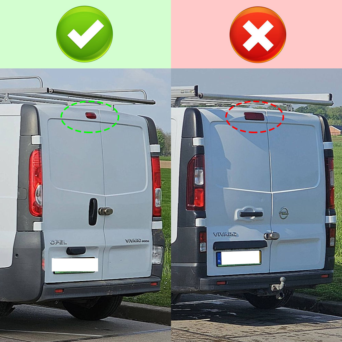 9'' Monitor Rear Brake Light Reversing Camera for Renault Trafic Vauxhall Vivaro3