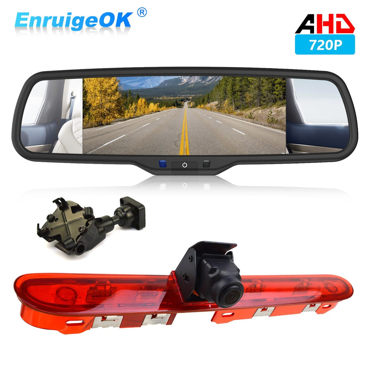 Peugeot Expert Citroen Dispatch Rear Brake Light Reversing Camera &6.86" Monitor0