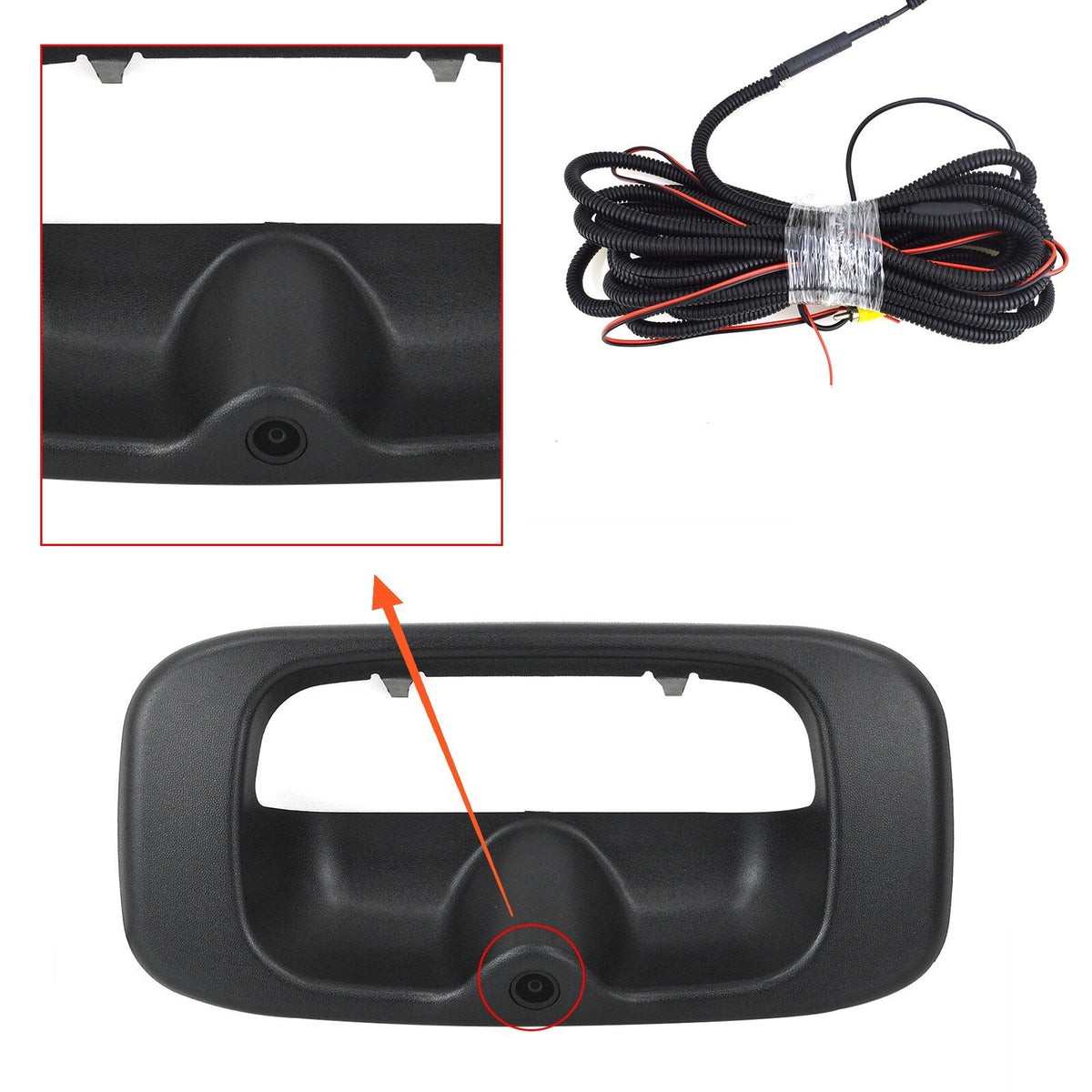 Tailgate Handle Backup Camera Kit for Chevrolet Silverado/GMC Sierra (1999-2006)4