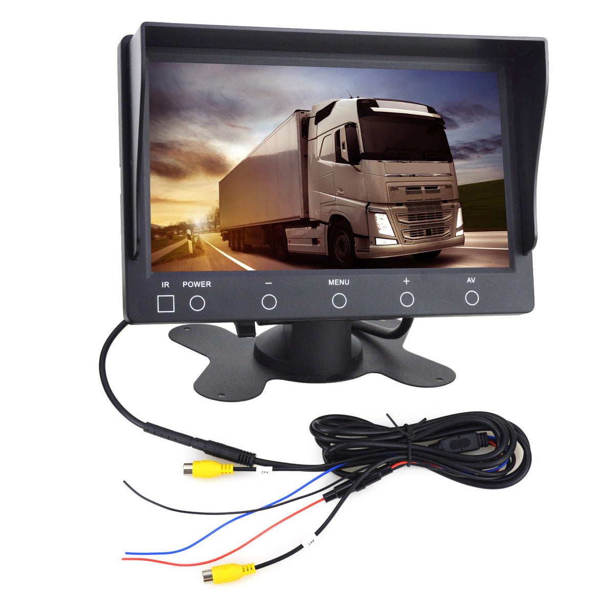 7" TFT LCD Rear View Monitor Screen 10M Reverse Camera Kit For Truck Bus Van6