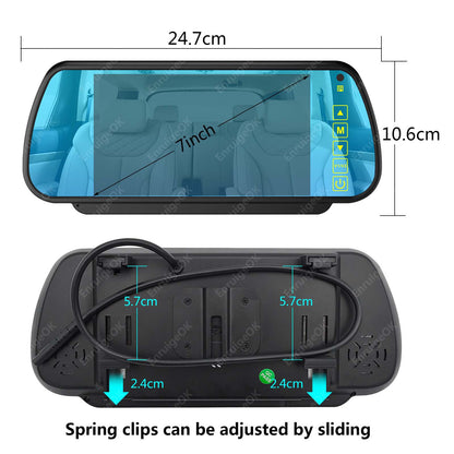 Reverse Camera for MAN TGE & VW Crafter MK2 Rear Brake Light & 7" Mirror Monitor21