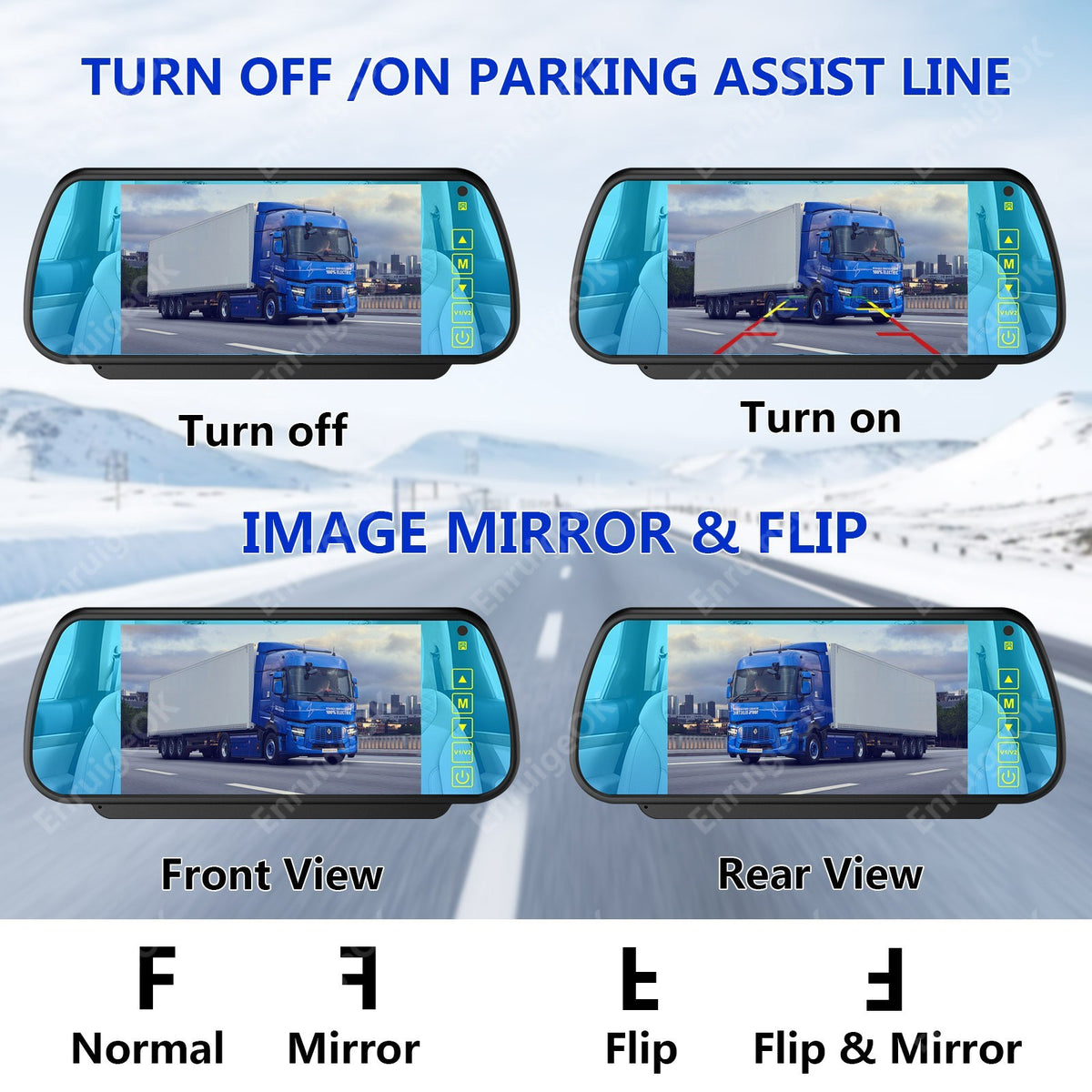 Rear Reversing Camera For Citroen Berlingo Peugeot Partner Mk2 MK3 + 7" Monitor15