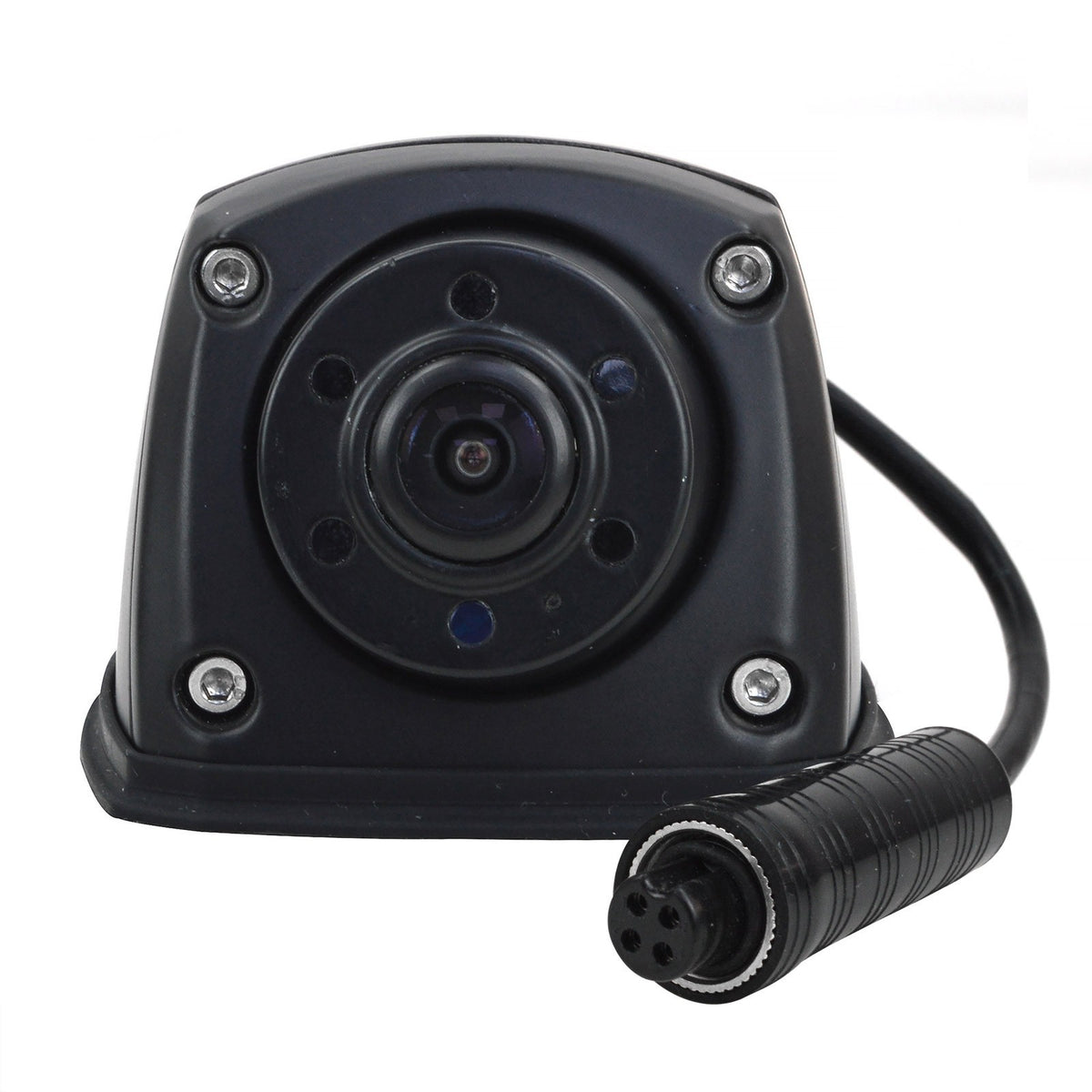 Black 4PIN Forward/Side View Camera 5 IR LEDs Waterproof 9-35v Truck Caravan Rv8