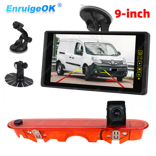 Brake Light Reversing Camera For Mercedes Citan Renault Kangoo Van & 9" Monitor0