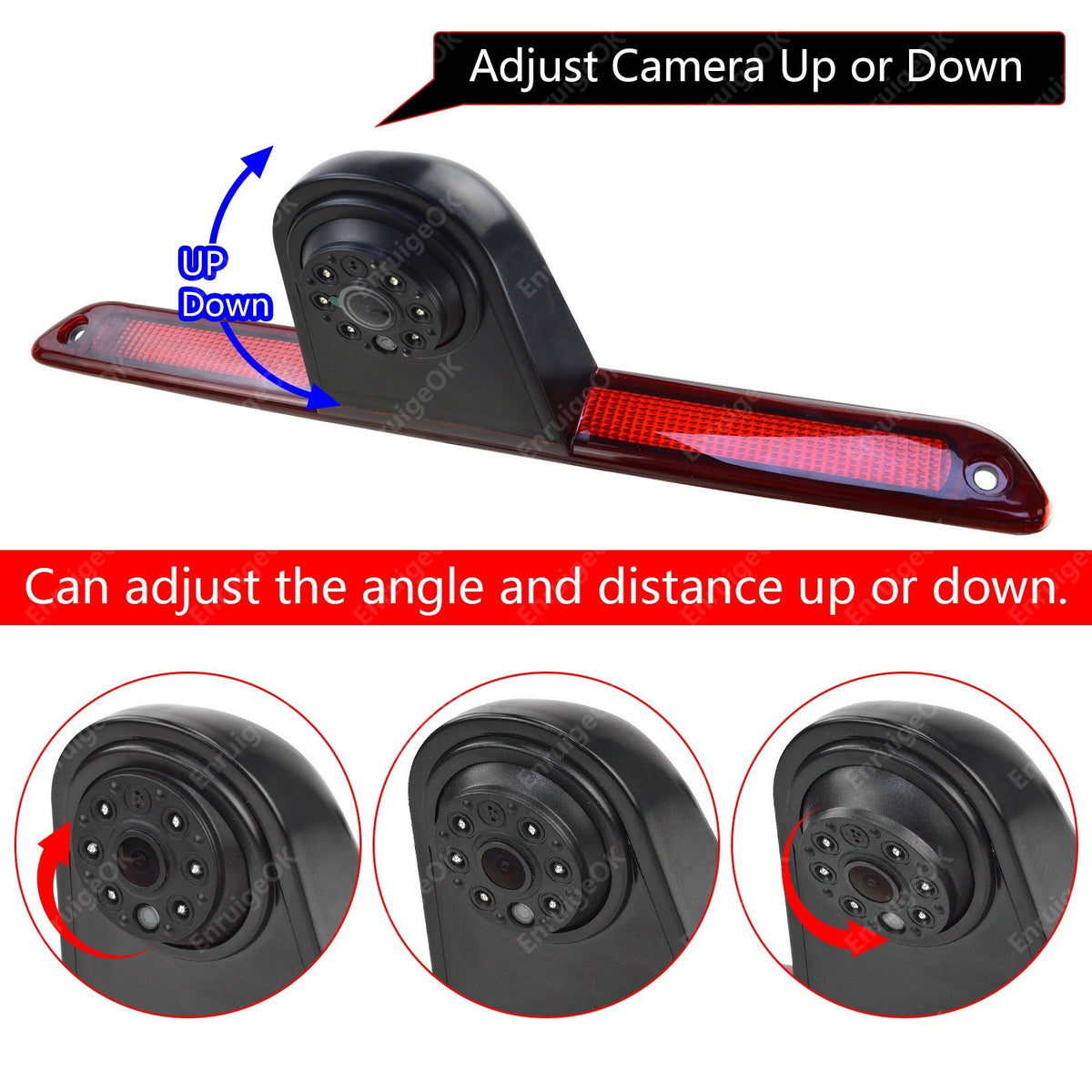 6.86" Monitor&Rear Brake Light Reversing Camera for Mercedes Sprinter VW Crafter5