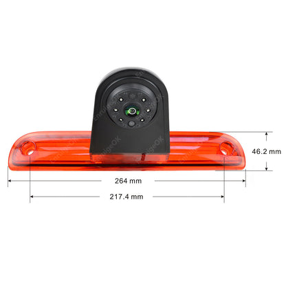 Reversing Camera Rear Brake Light &7'' Monitor Kit For Fiat Ducato Peugeot Boxer3