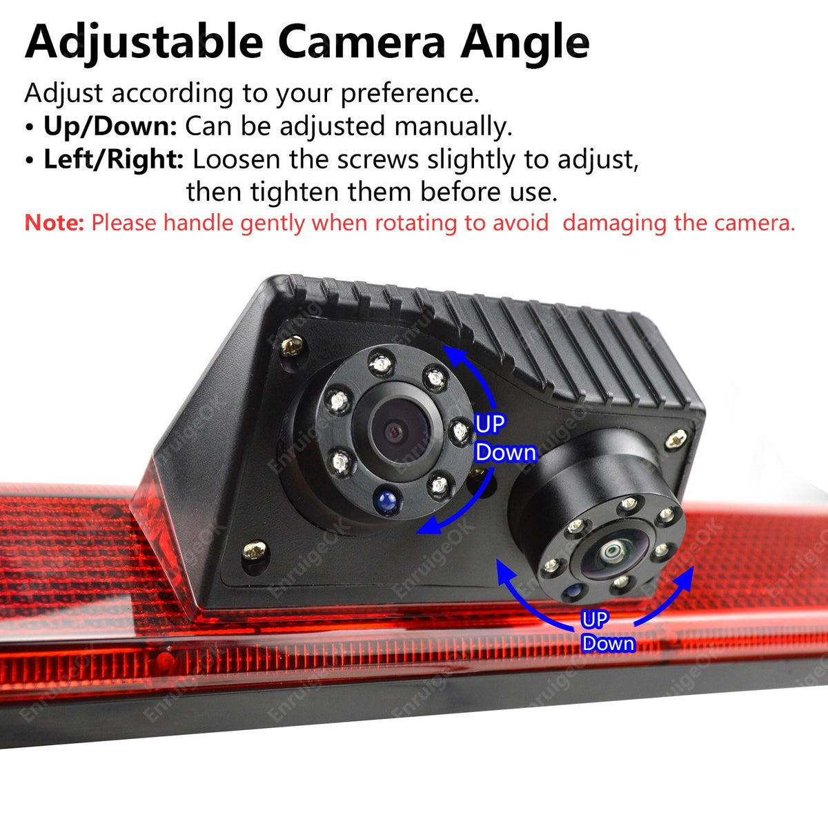 NEW Daul Brake Light Reverse Camera for Maxus LDV Deliver 9 & Dual Split Monitor6