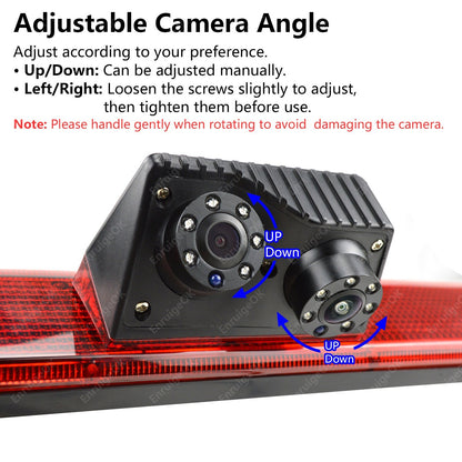 NEW Daul Brake Light Reverse Camera for Maxus LDV Deliver 9 & Dual Split Monitor6
