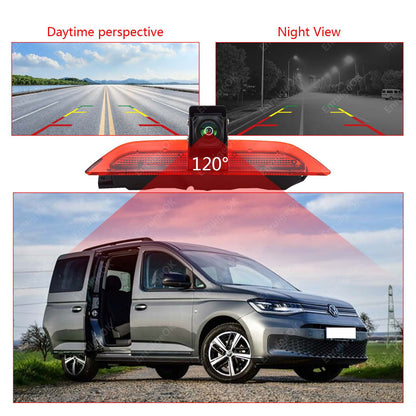 For VW Caddy MK4 Brake Light Reverse Camera (2020-2024) & 7" Mirror Monitor15