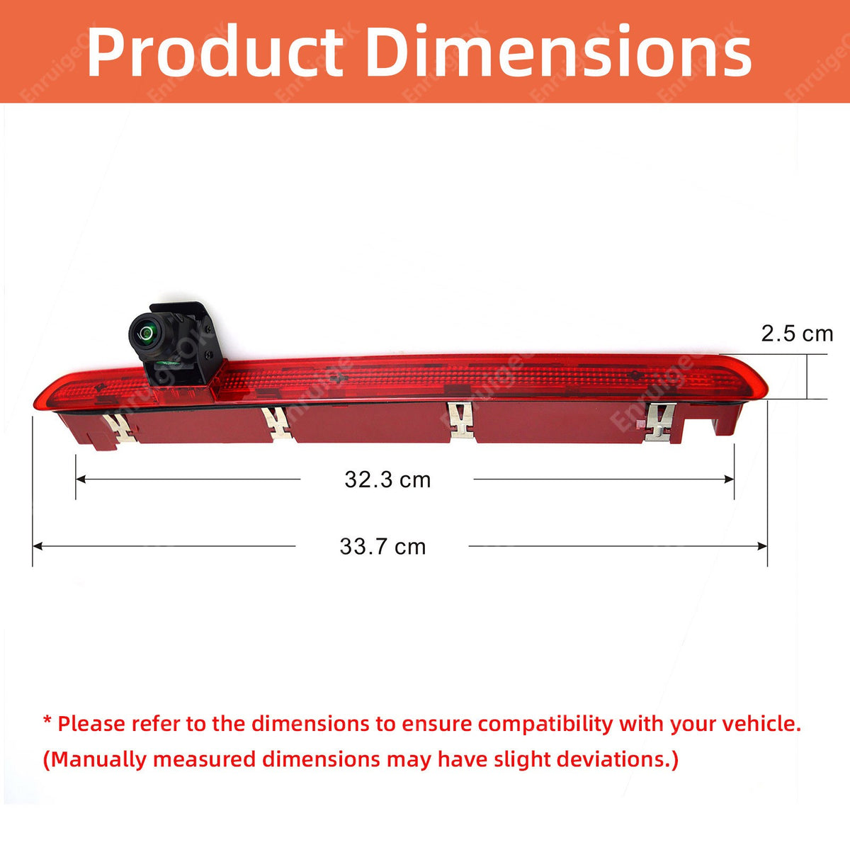 Brake Light Reversing Reverse Camera For VW Transporter T6 Van 2016 Onwards4
