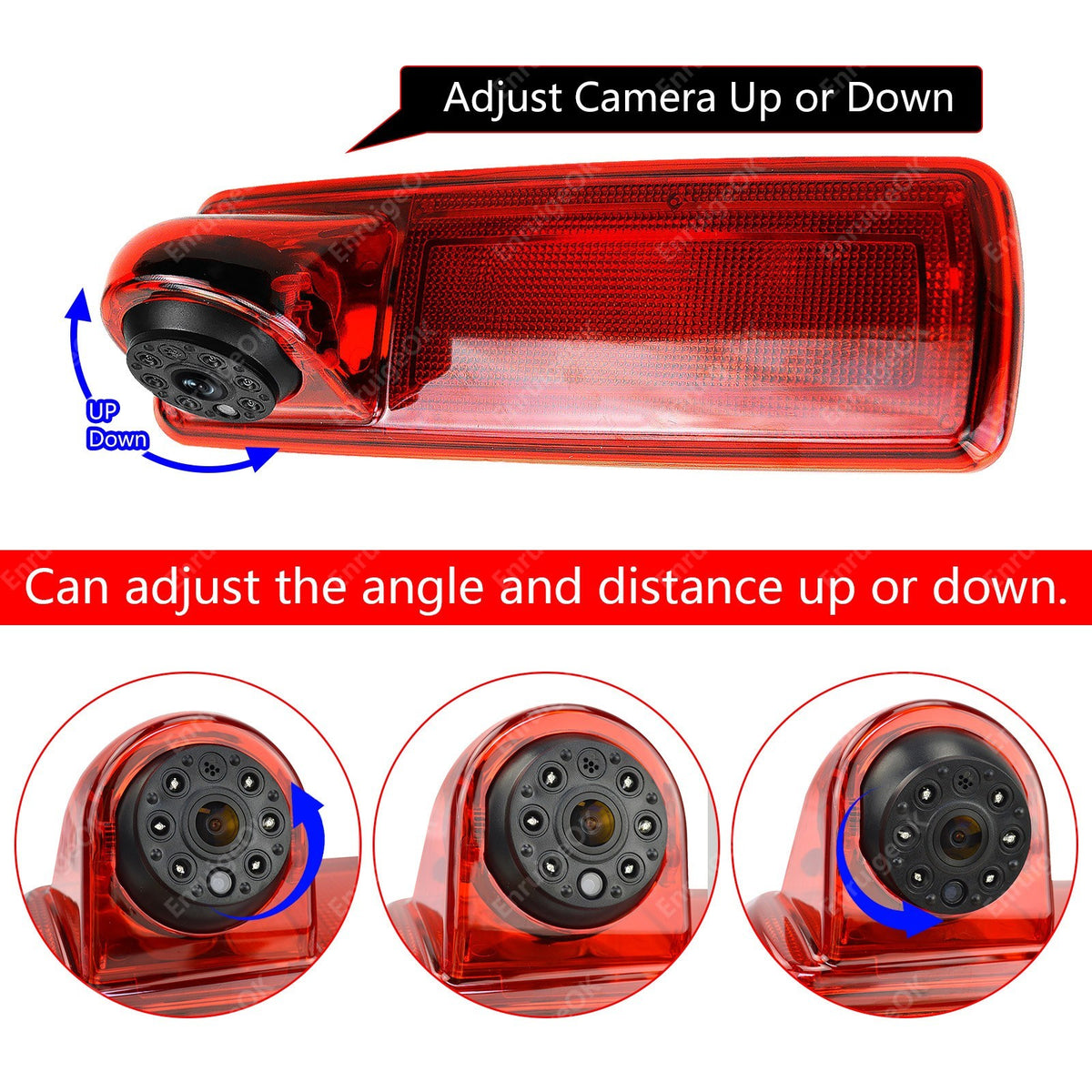Rear View Reversing Camera Brake Light For Vauxhall/Opel Vivaro Renault Traffic8