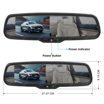Citroen Dispatch Peugeot Expert Rear Brake Light Reversing Camera & 4.3" Monitor11