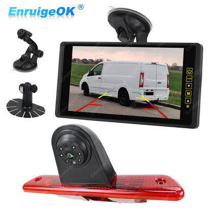 Citroen Dispatch Van 2007-2016 Rear Brake Light Reversing Camera &9" Monitor Kit0