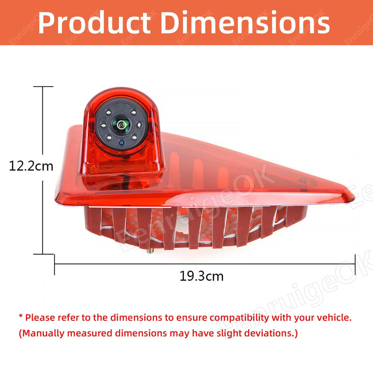 Brake Light Backup Camera for Nissan NV400 Opel Movano Renault Master [MK3]4