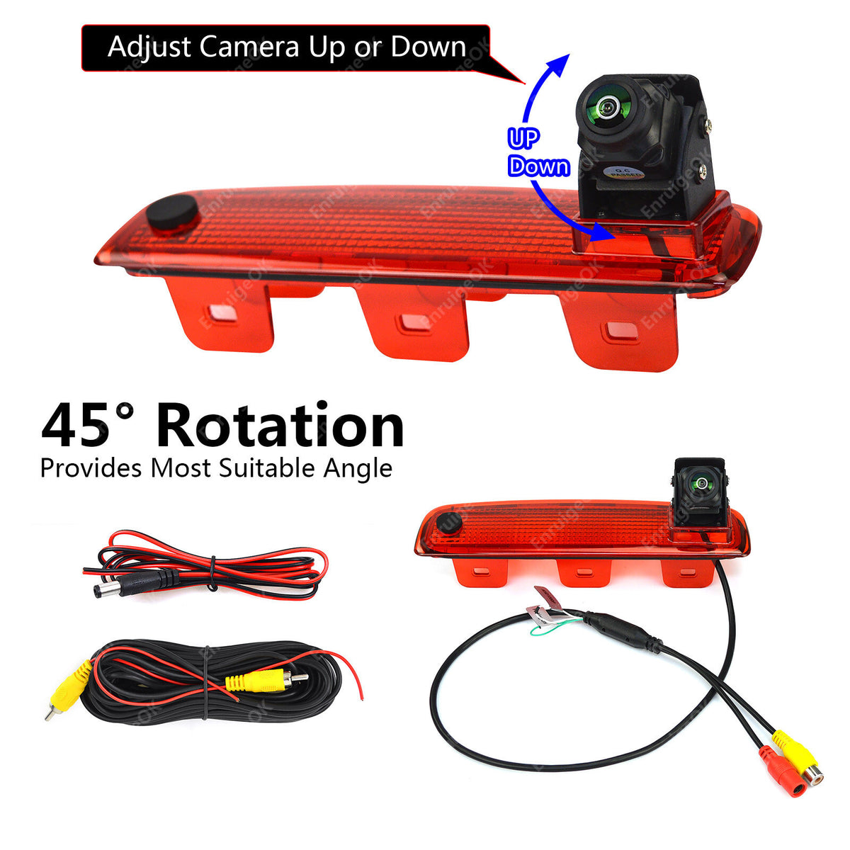 6.86" Monitor&Rear Brake Light Reversing Camera for Dacia Dokker Dacia Logan MCV4