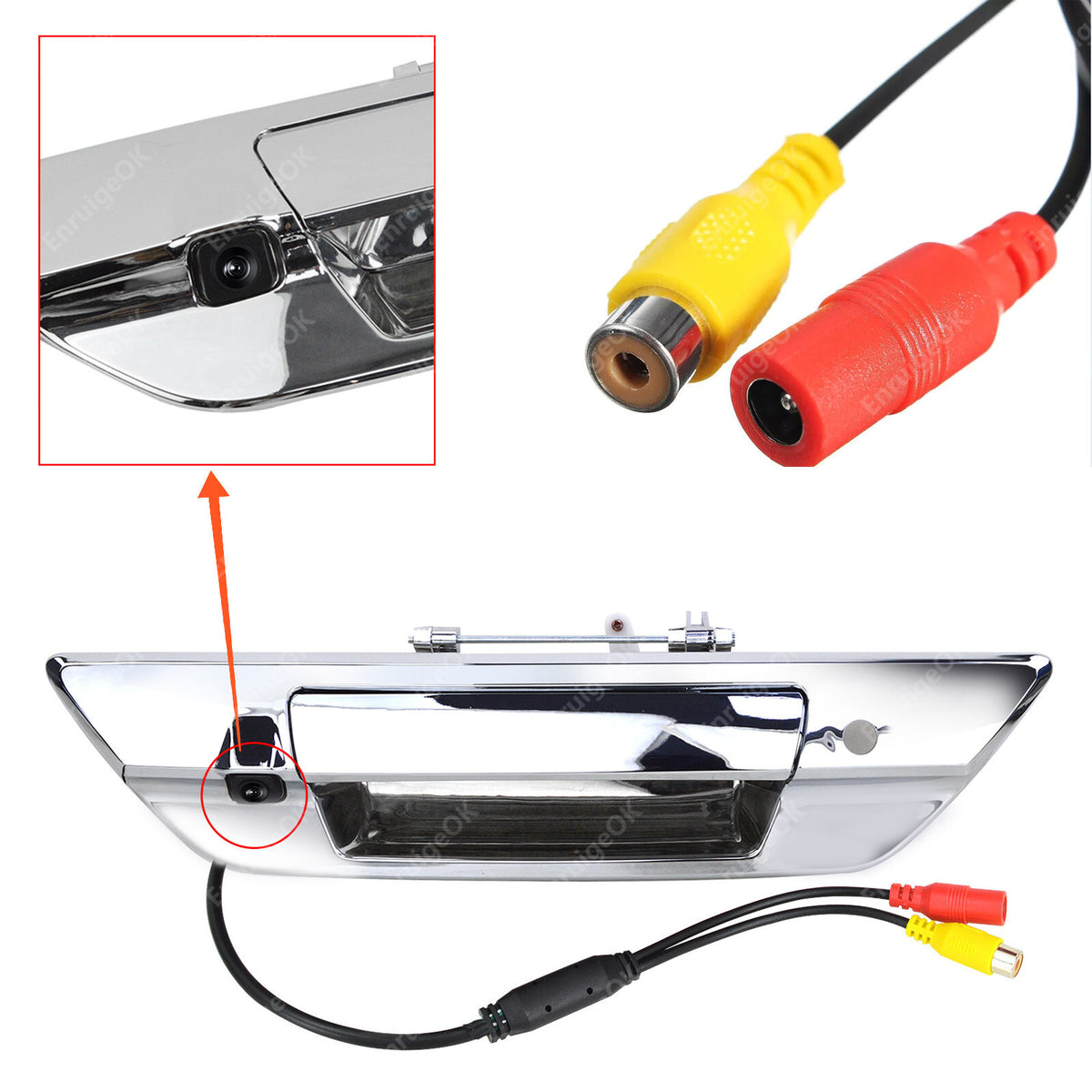 Reversing Camera for Toyota Hilux Revo 2015-2021 Pickup Truck Tailgate Handle6