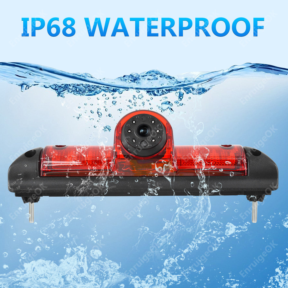 7" Monitor & Rear Brake Light Reversing Camera Kit For Fiat Ducato Citroen Relay18