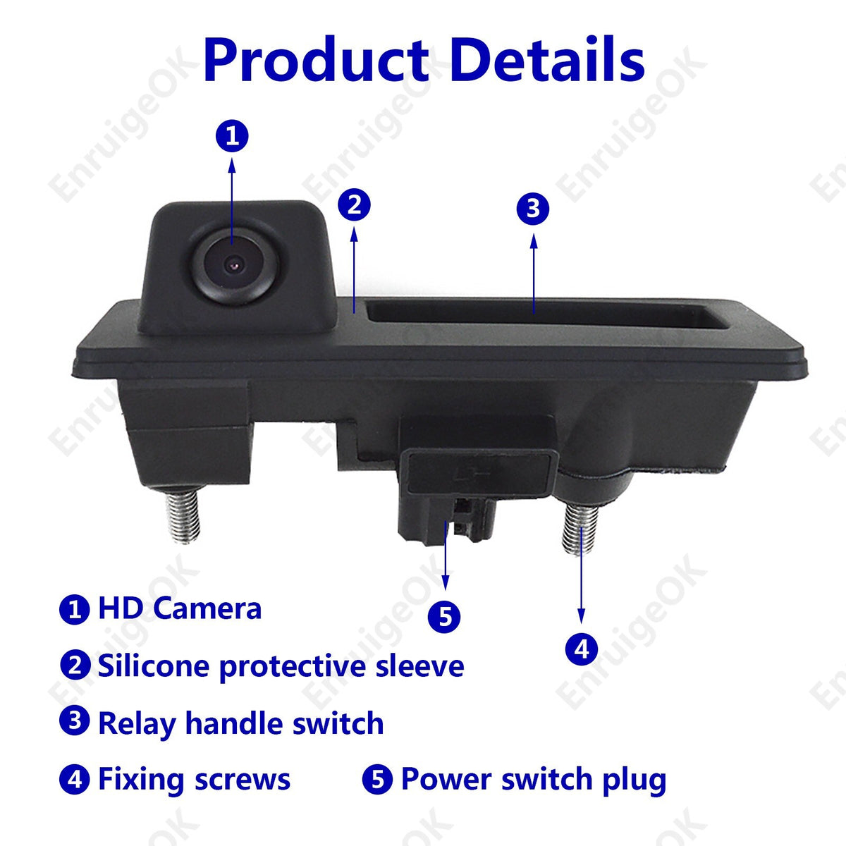 Car Rear View Camera for Audi/VW/Passat/Tiguan/Golf/Touran/Jetta/Sharan/Touareg5