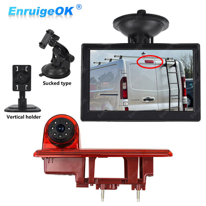 Brake Light Reverse Rear View Camera Kit For Opel Vivaro Vauxhall Renault Trafic0