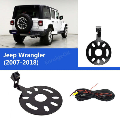Car Rear View Backup Camera Reverse Camera Kit For 2007-2018 Jeep Wrangler Spare1