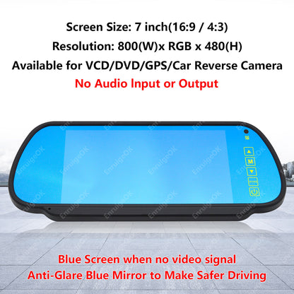 7" Monitor Double Door 3rd Brake Light Reverse Camera For Ford Transit Custom13