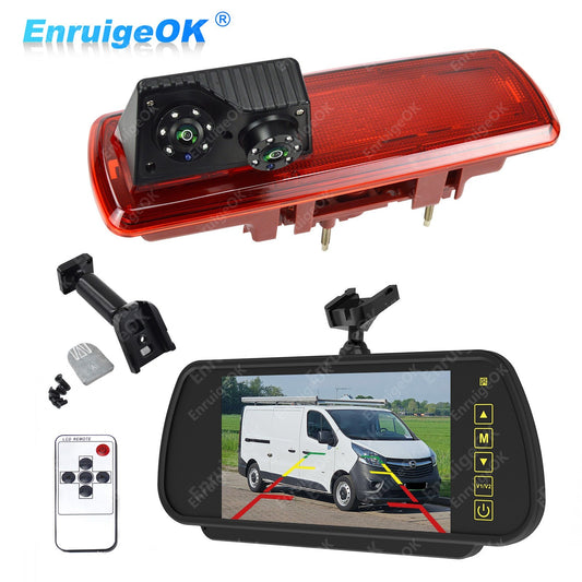 Dual Brake Light Reversing Camera Kit For Vauxhall Renault Vivaro Opel Trafic0