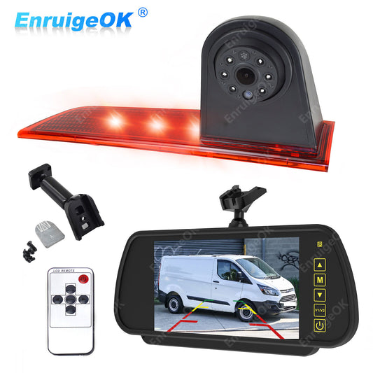 Ford Transit Custom Double Door 2016 Onwards Brake Light Rear Camera &7" Monitor0