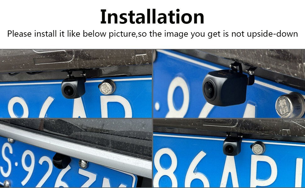 AHD/CVBS Car Backup Camera Waterproof Plate Rear View Night Vision Reverse 1080P4